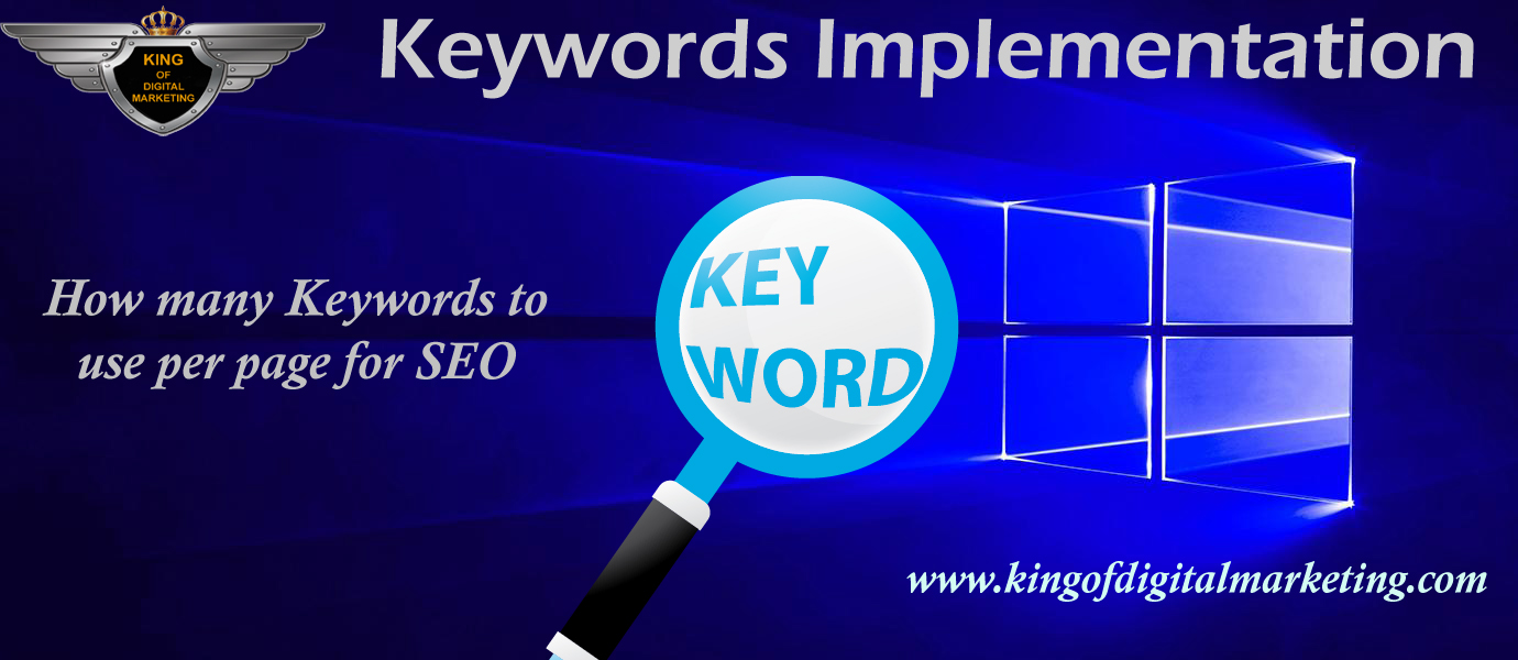 Keyword Implementation for On Page SEO